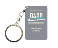 Thumbnail for Dash 8-400 Key Chain design on gray key chain