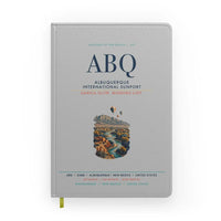 Thumbnail for Albuquerque International Sunport (ABQ) design on light gray notebook