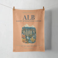 Thumbnail for Albany International Airport (ALB) design on orange towel