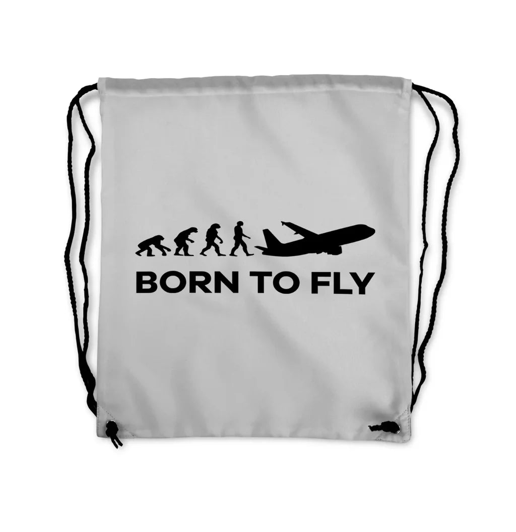 Born to Fly Drawstring Bag - view 6