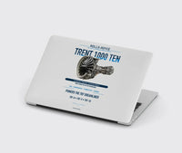Thumbnail for TRENT 1000 TEN design on light gray MacBook case
