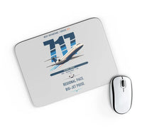 Thumbnail for Boeing 717-200 design on light gray rectangle mouse pad