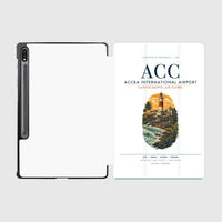 Thumbnail for Accra International Airport (ACC) design on white samsung tablet tablet case