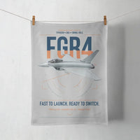 Thumbnail for Eurofighter Typhoon FGR4 design on light gray towel