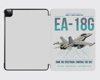 Thumbnail for EA-18G Growler design on light gray ipad tablet case
