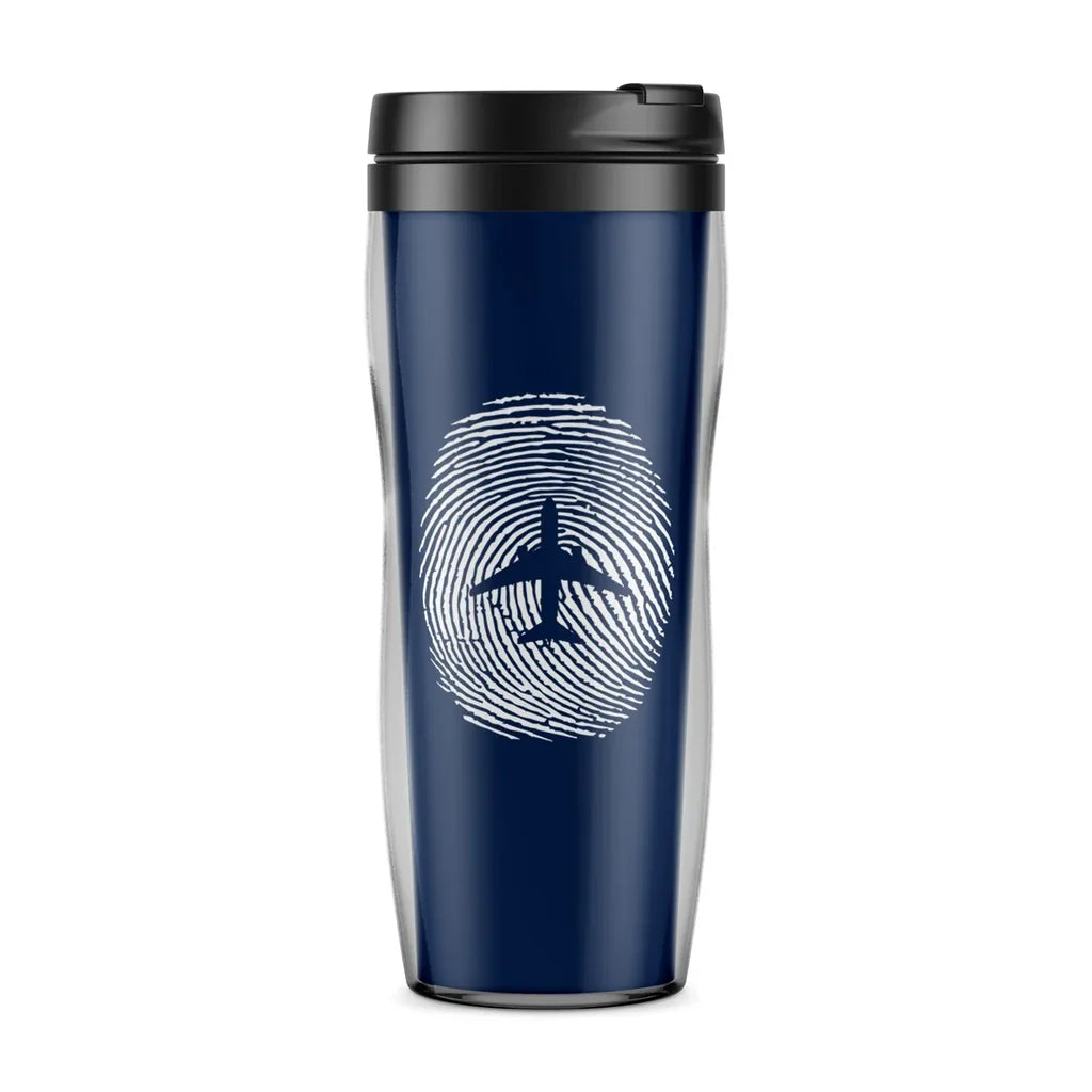 Aviation Finger Print Travel Mug - view 6