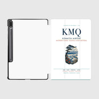 Thumbnail for Komatsu Airport (KMQ) design on white samsung tablet tablet case