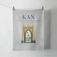 Thumbnail for Mallam Aminu Kano International Airport (KAN) design on light gray towel