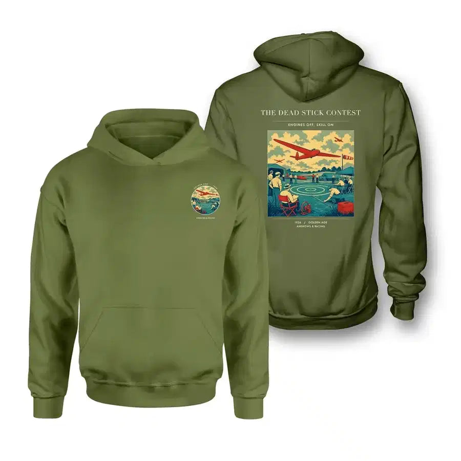 VINTAGE G4257 - The Dead Stick Contest - Double-Side Hoodie design on greenarmy double side