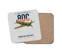 Thumbnail for IAR 80C design on light gray 1 piece coaster