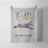 Thumbnail for F-4D Phantom II design on light gray towel