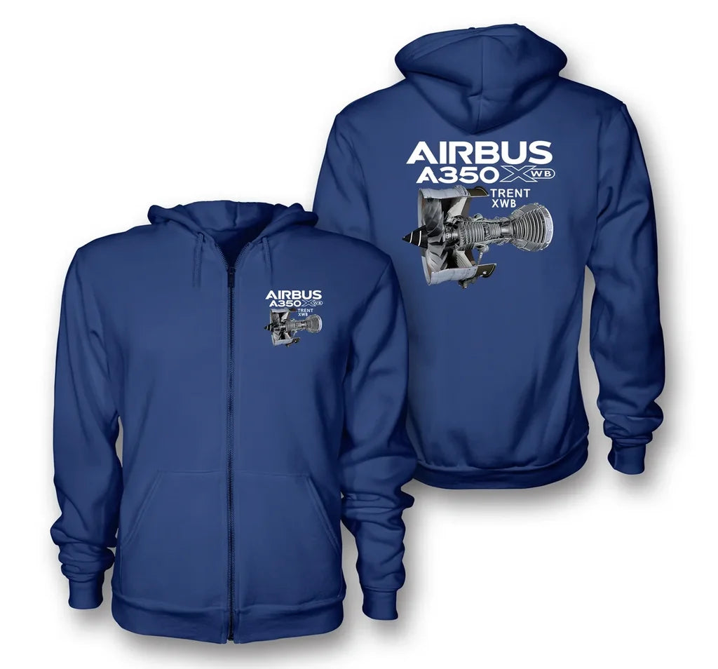 Customisable Airbus A350 Hoodie - view 6