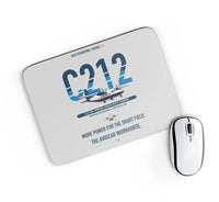 Thumbnail for CASA C-212-200 Aviocar design on light gray rectangle mouse pad
