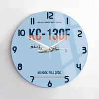 Thumbnail for KC-130F BuNo 149798 design on light blue no frame wall clock