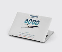 Thumbnail for Bombardier Global 6000 design on light gray MacBook case
