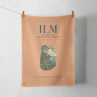 Thumbnail for Wilmington International Airport (ILM) design on orange towel