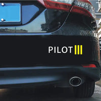 Thumbnail for Pilot & Stripes Car Sticker - view 6