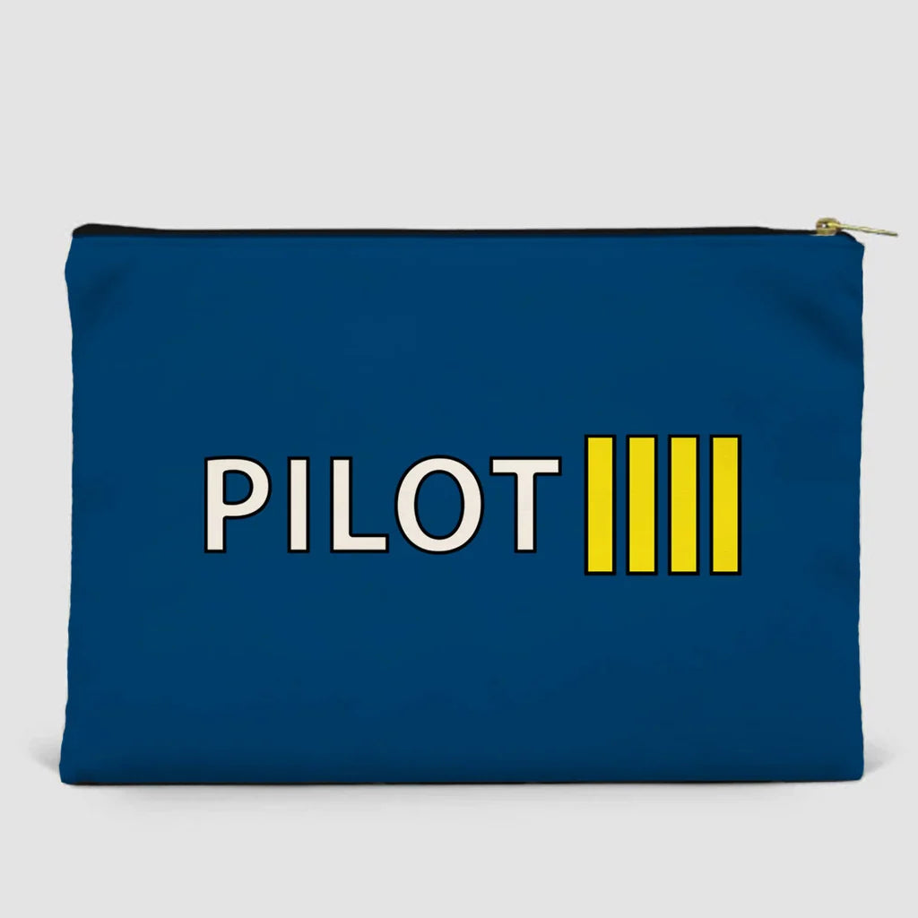 Pilot & Stripes Zipper Pouch - view 6
