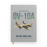 Thumbnail for OV-10A Bronco design on light gray notebook
