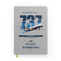 Thumbnail for Boeing 737 MAX 8 design on light gray notebook