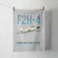 Thumbnail for F2H-4 Banshee design on light gray towel