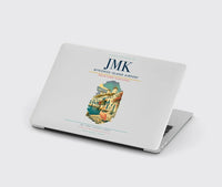 Thumbnail for Mykonos Island Airport (JMK) design on light gray MacBook case