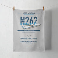Thumbnail for Nord 262A design on light gray towel