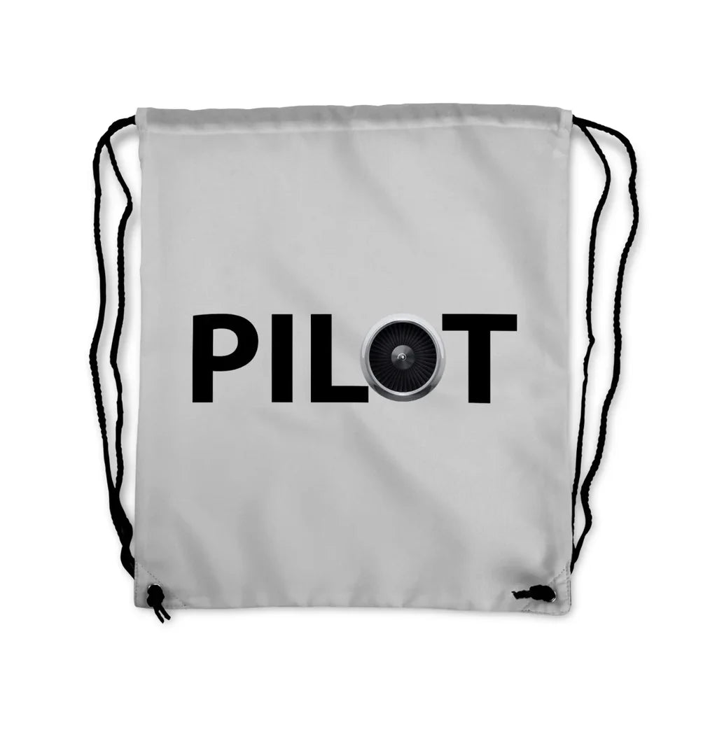 Pilot & Jet Engine Drawstring Bag - view 6
