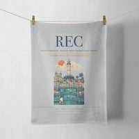 Thumbnail for Recife Guararapes (REC) design on light gray towel