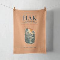 Thumbnail for Haikou Meilan International Airport (HAK) design on orange towel