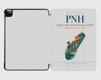 Thumbnail for Phnom Penh International Airport (PNH) design on light gray ipad tablet case