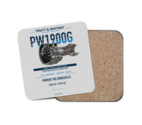 Thumbnail for PW1900G design on light gray 1 piece coaster