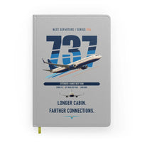 Thumbnail for Boeing 737-900ER design on light gray notebook
