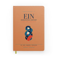 Thumbnail for Eindhoven Airport (EIN) design on orange notebook