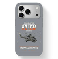 Thumbnail for Airbus H215M design on gray magsafe iphone case, for iPhone 17 Pro