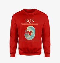 Thumbnail for Rafael Hernández Airport (BQN) design on red sweatshirt