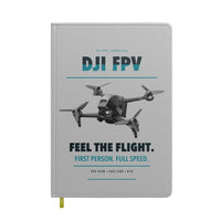 Thumbnail for DJI FPV design on light gray notebook