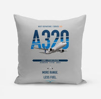 Thumbnail for Airbus A320neo design on light gray pillow