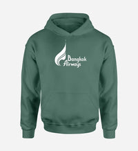 Thumbnail for Bangkok Airways Airlines logo printed on green hoodie