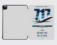 Thumbnail for Boeing 717-200 design on light gray ipad tablet case