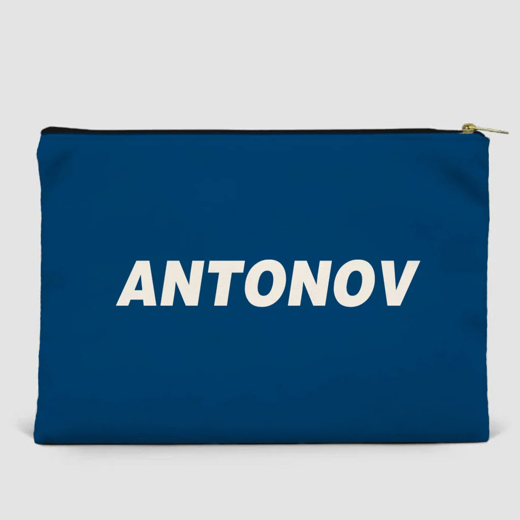 Antonov & Text Zipper Pouch - view 6