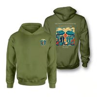 Thumbnail for VINTAGE G4385 - The Prop To Jet Handshake - Double-Side Hoodie design on greenarmy double side