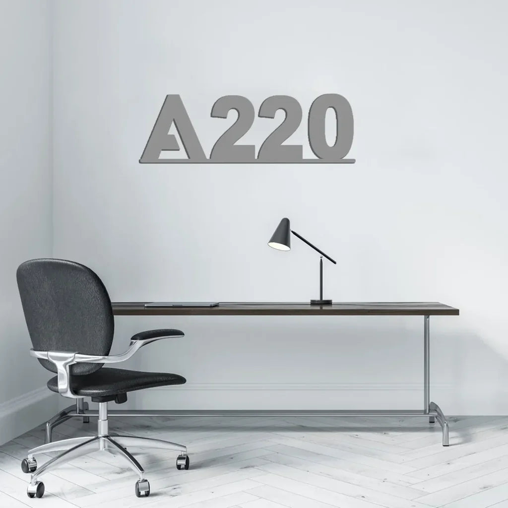 Customisable Airbus A220 Metal Sign - view 6