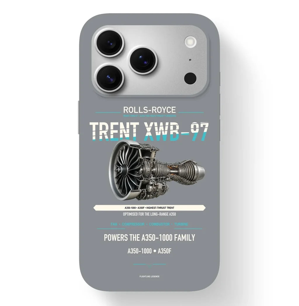 TRENT XWB-97 Case design on gray iphone case