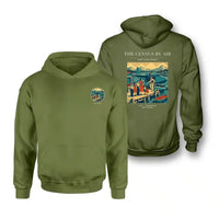 Thumbnail for VINTAGE G4416 - The Census By Air - Double-Side Hoodie design on greenarmy double side