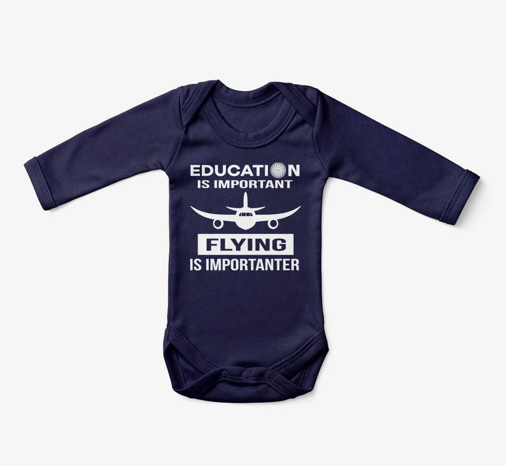 Flying is Importanter Baby Bodysuit - view 6