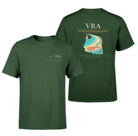 Thumbnail for Juan Gualberto Gómez Airport (VRA) design printed on dark green double-side t-shirt