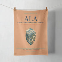 Thumbnail for Almaty International Airport (ALA) design on orange towel