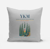 Thumbnail for Yakima Air Terminal (McAllister Field) (YKM) design on light gray pillow