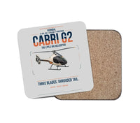 Thumbnail for Guimbal Cabri G2 design on light gray 1 piece coaster